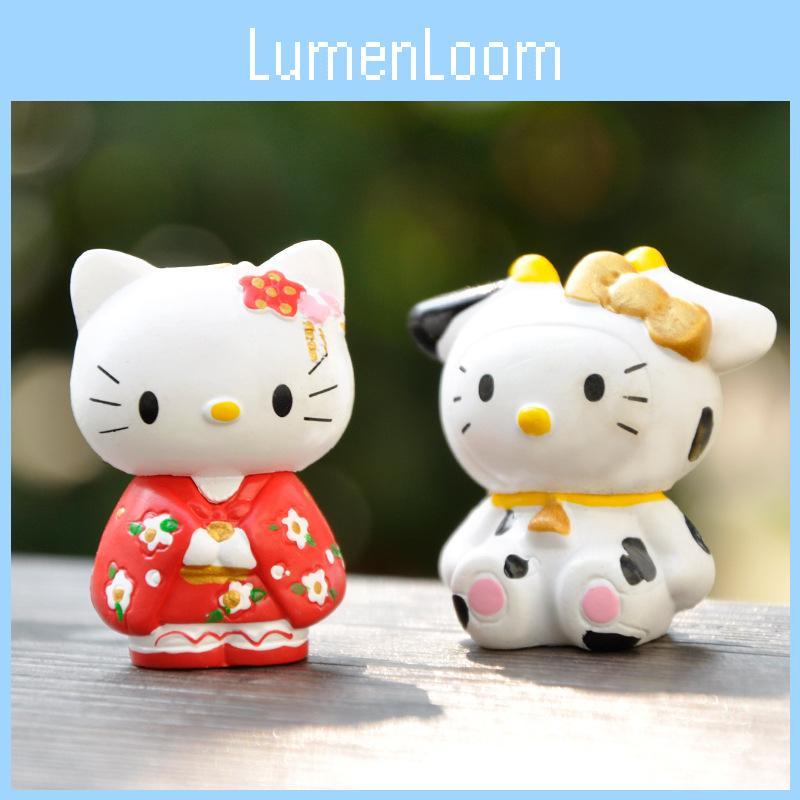 Cartoon Kimono Dolls Anime Accessories Desktop Decorations Toys
