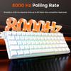 DAREU EK60HE Gaming Keyboard with Rapid 8000Hz Polling Magnetic SOCD English 0.01mm Trigger, Rate, Hot-Swap Switches, Compatible, Tenkeyless, 60%