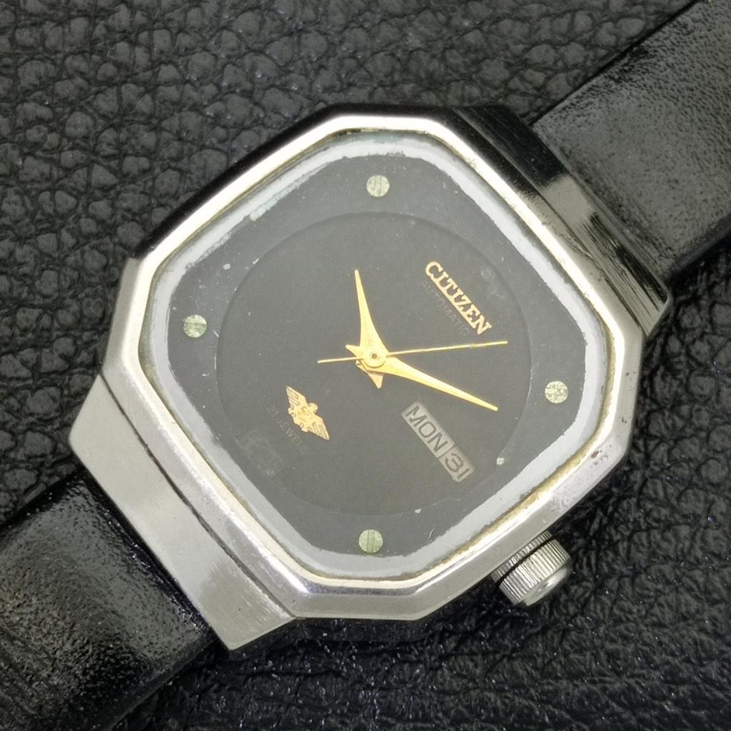 AUTOMATIC VINTAGE CITIZEN 6650A JAPAN WOMENS ORIGINAL DIAL WATCH a700355-5