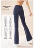 Seamless High-Waist Flare Yoga Pants: Butt-Lifting, Tummy-Control, Slimming, Stretchy, Wide-Leg for Women