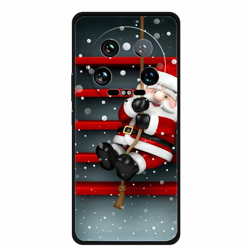 Christmas Phone Case For Xiaomi 14 Ultra Pro Case Soft Silicone Luxury Deer Cover for Xiaomi 13 Ultra Pro Back Coque Cases 14pro
