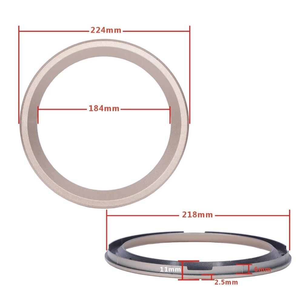3/4/5/6.5/8 inch Speaker Trim Ring Plastic Speaker Bezel Grille Bezel Loudspeaker Grille