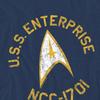 Star Trek Unisex Adult Collegiate T-Shirt
