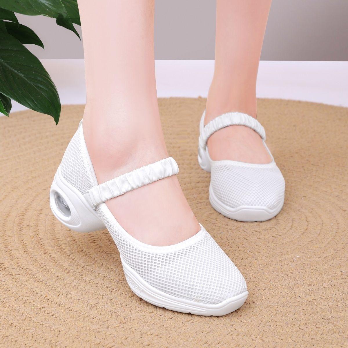 

Women’s Lightweight Breathable Mesh Wedge Sneakers Summer Walking Casual Outdoor Sports Shoes for Mom 2026 35 белый
