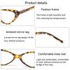 Fashion Cat Eyes Reading Glasses Ultralight Small Frame Clear Lens Presbyopic Eyeglasses For Women Men With +1.0 To +4.0
