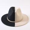 Popular European and American Classic Double-color Wide-brimmed Top Hat Men's and Women's Fashion OL Style Cowboy Hat Jazz Hat