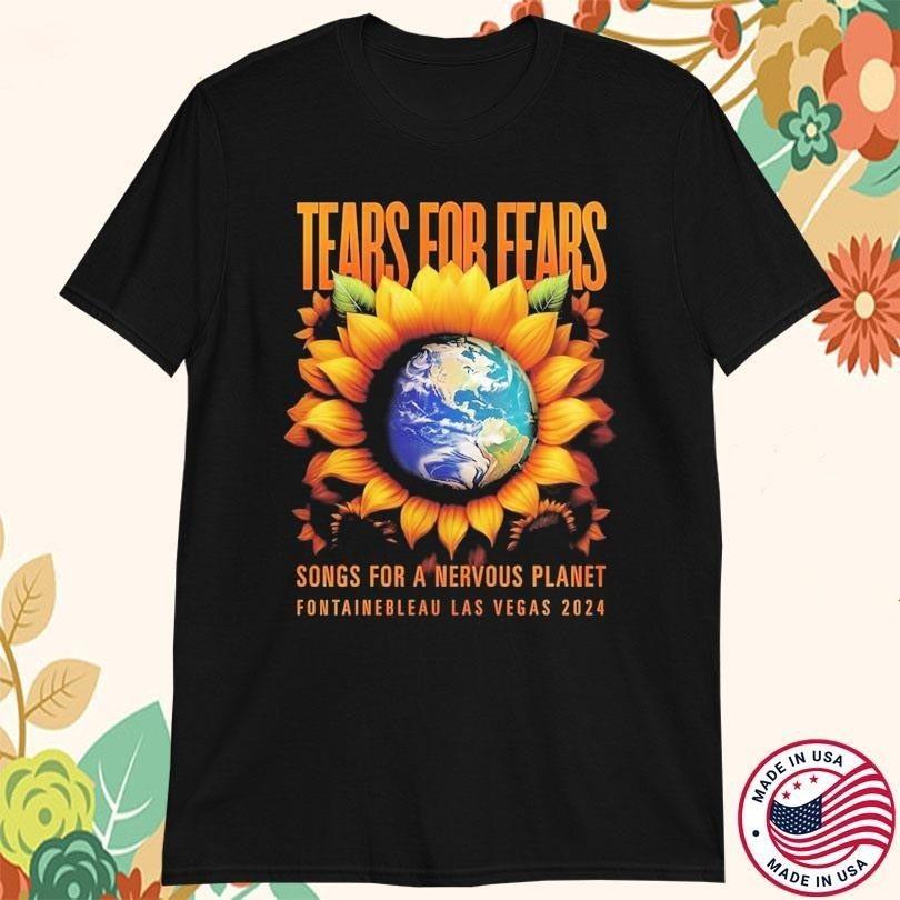 Tears For Fears Songs For A Nervous Planet Cotton Black S-5XL Shirt SE559 Unisex T-Shirt XXXL