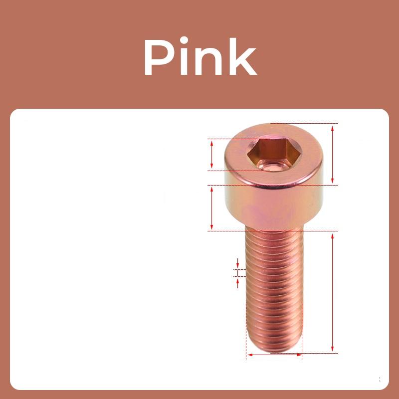 M5 M6 M8 Klasse 12.9 Kleurrijke Titaniumlegering Zeskantbout Fiets Motor Bout Fietsaccessoires