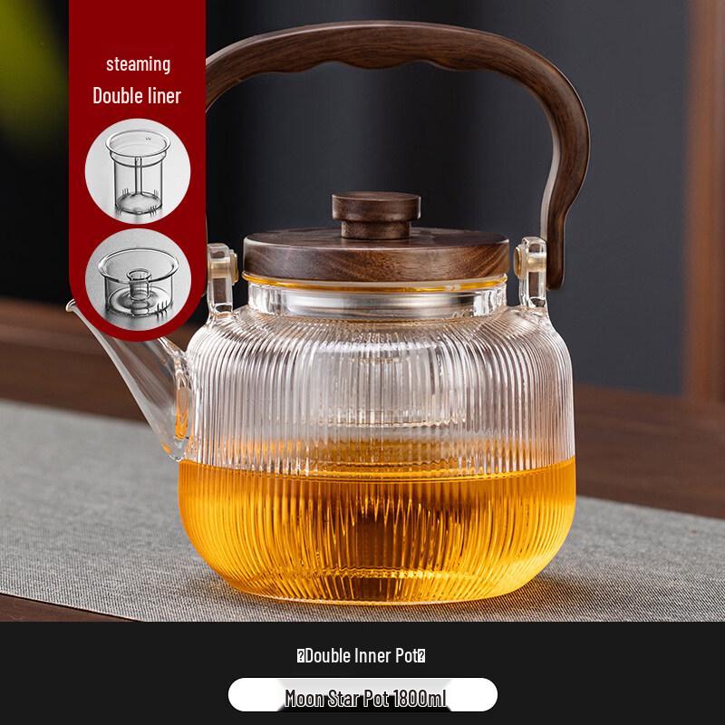 ZISIZ Glass Boiling Teapot