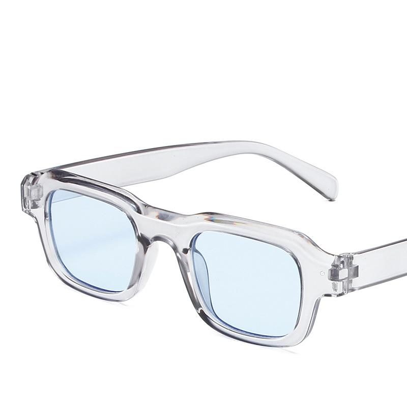 

Latest Retro Sunglasses Female Male Square Pc Frames Sun Eyeglasses Women Brand Design Vintage Shades Stylish Oculos De Sol for Men MULTI
