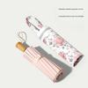 Colored Glue Umbrella Cloth Sun-protective UV-protective Folding Rainproof Windproof Dual-purpose Women's Craft Umbrella