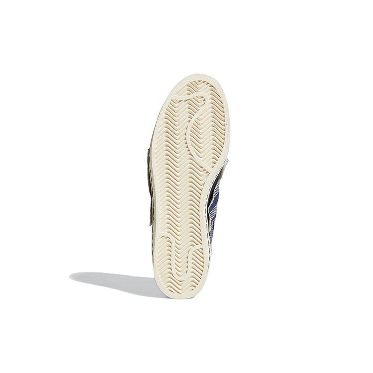 Adidas Originals Superstar 82 Sashiko Fabric Leather Classic Casual Sashiko Embroidery Durable Lightweight Low-Top Skate Shoes Unisex sneaker GW3204