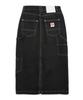 Mark Gonzales Womens Mg Heart Carpenter Skirt - Black