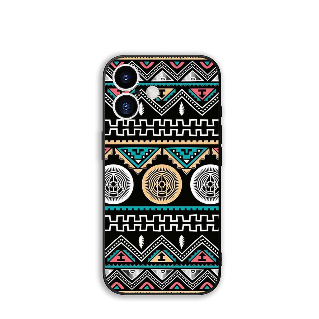 Phone Cover Print Design African Wax Casing for Apple iPhone 16 15 14 Plus 13 12 Mini 17 Pro Max + ProMax 16E Air 15+ Case