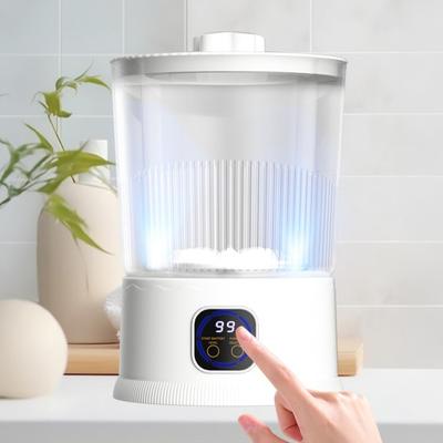 Mini Waschmaschine 2L Kabelloser Unterwäsche-Reiniger Leiser Betrieb Tragbare Waschmaschine für Reise Camping Wohnungsgebrauch