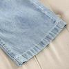 Women's Summer Straight-Leg College-Style Jeans - Korean Fashion Trend, Loose Fit, Casual Long Pants
