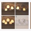 Stylish 5-Light Ceiling Light, Chandelier Pendant Light, Nordic Style, LED Ceiling Light, E26 Type, Suitable for Rooms up to 6, 8, or 12 Tatami Mats,