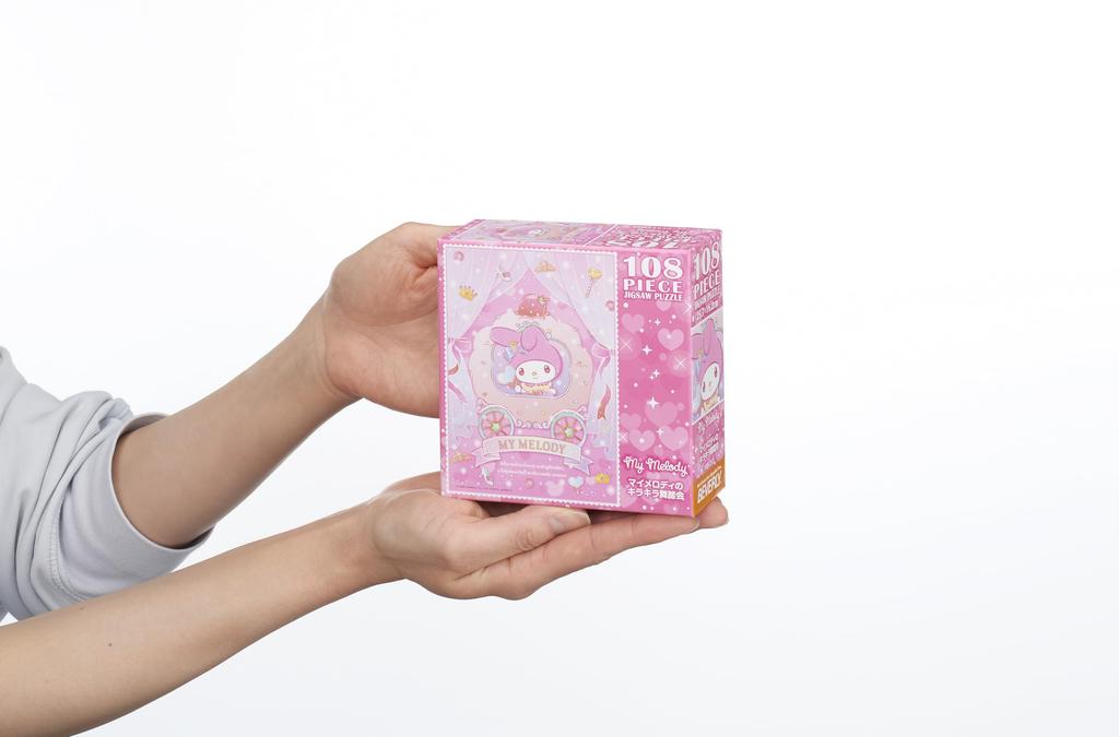 Beverly 108-Piece Jigsaw Puzzle "My Melody's Sparkling Ball" (18.2 x 25.7 cm) - Made in Japan