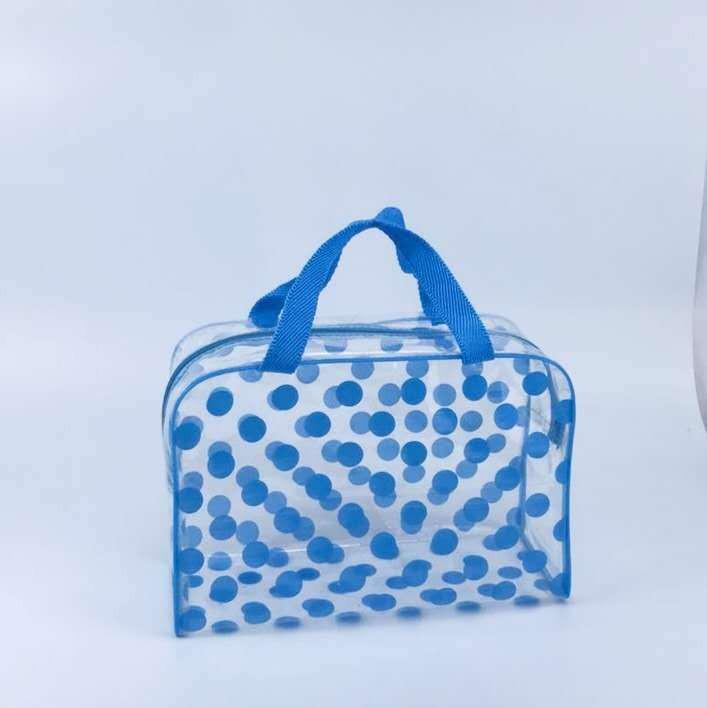 Waterproof PVC Transparent Toiletry and Cosmetics Travel Organizer Bag