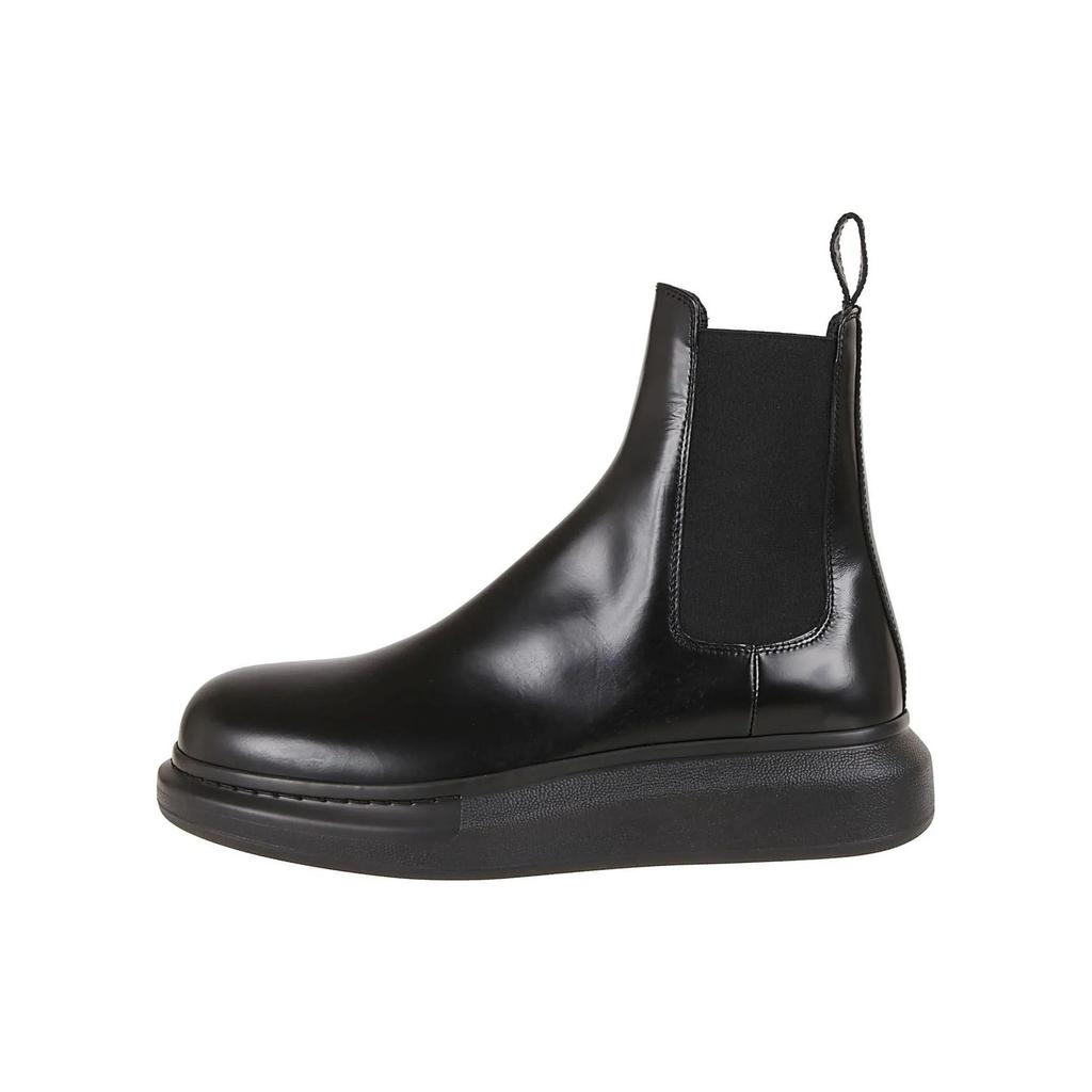 Alexander McQueen Hybrid Chelsea Boot Black Women's (Unisex) Chelsea Boots 586398WHX521000