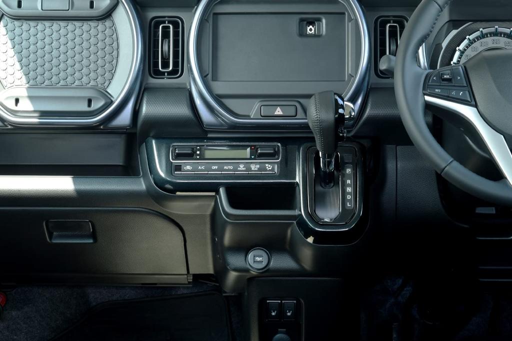 SecondStage Suzuki Hustler Air Conditioning Panel In Black Star Premium Jewelry Collection MR52S/MR92S Tone, (S047P07)