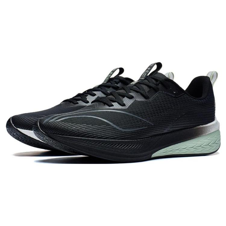 Li Ning Red Hare 6 Pro Cushioning Lightweight Low top Casual Running Shoes Men's Black ARMT043-7