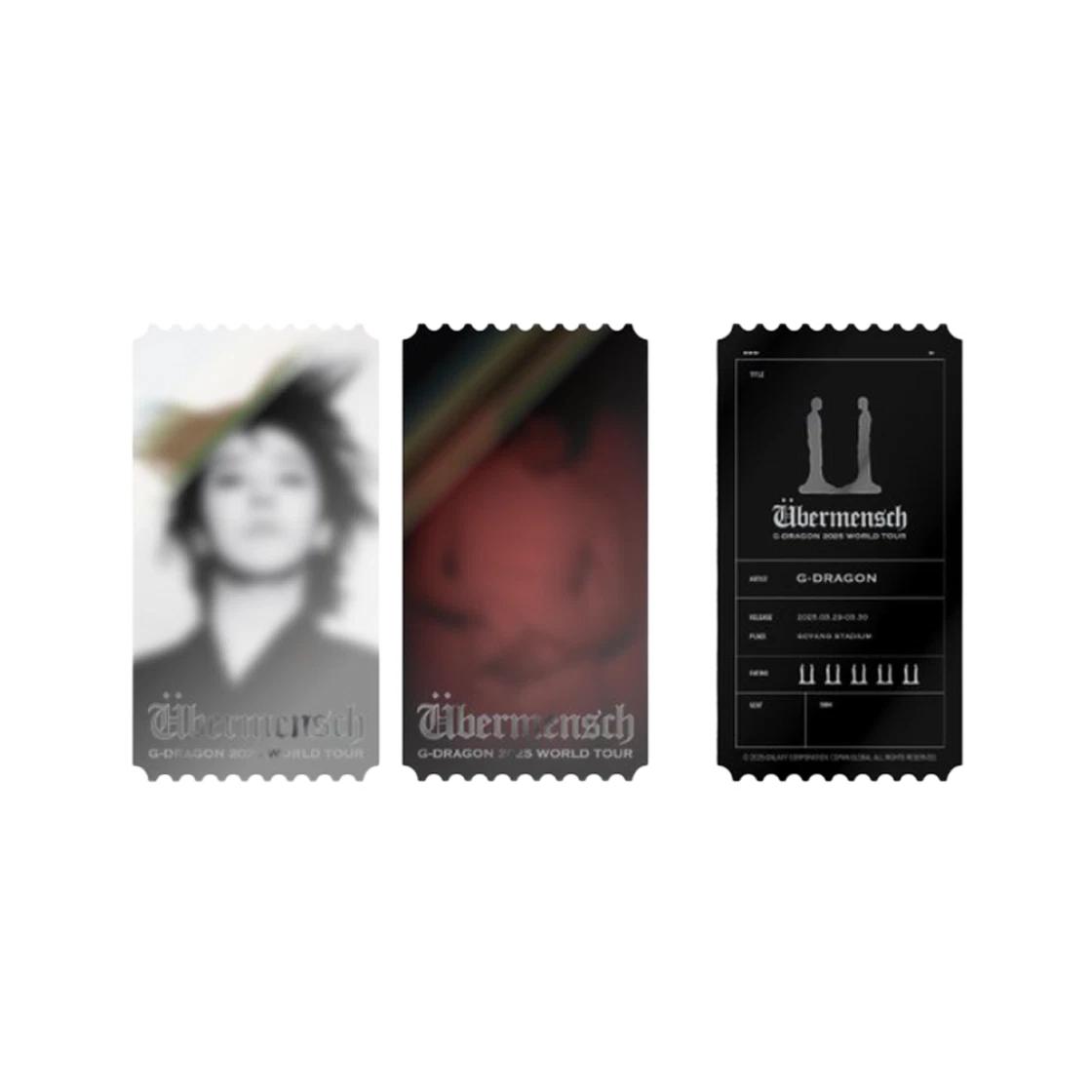 G-DRAGON Ubermensch Photo Ticket (Set of 2) ONE SIZE
