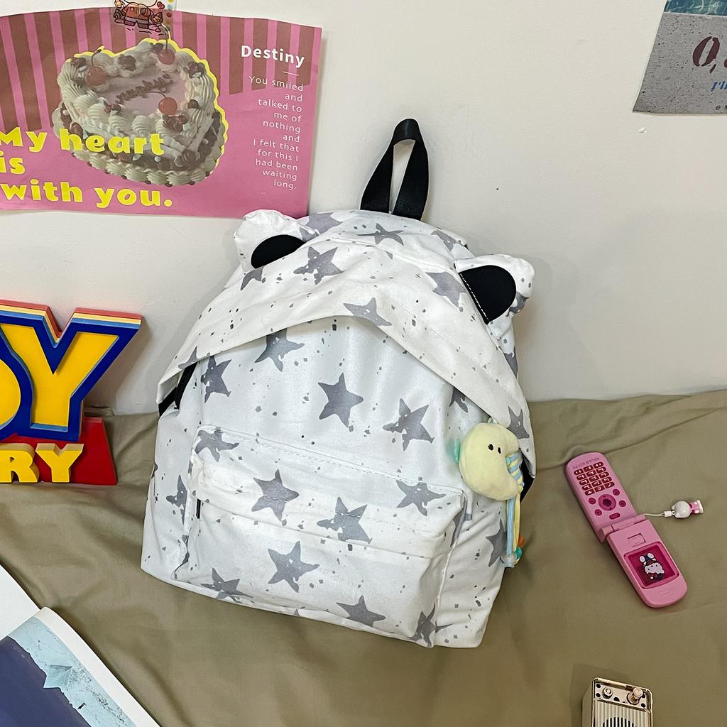 College student schoolbag girl Japanese cute star girl backpack lightweight junior high school student travel small backpack tide