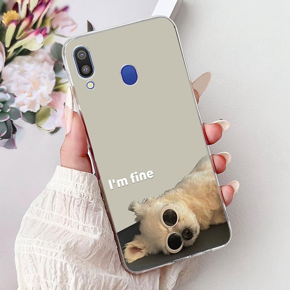 For Samsung Galaxy M10 M20 M30 Case New Fashion Painted Cover Clear Silicone Soft Slim Phone Case For Samsung M10 M20 M30 Fundas