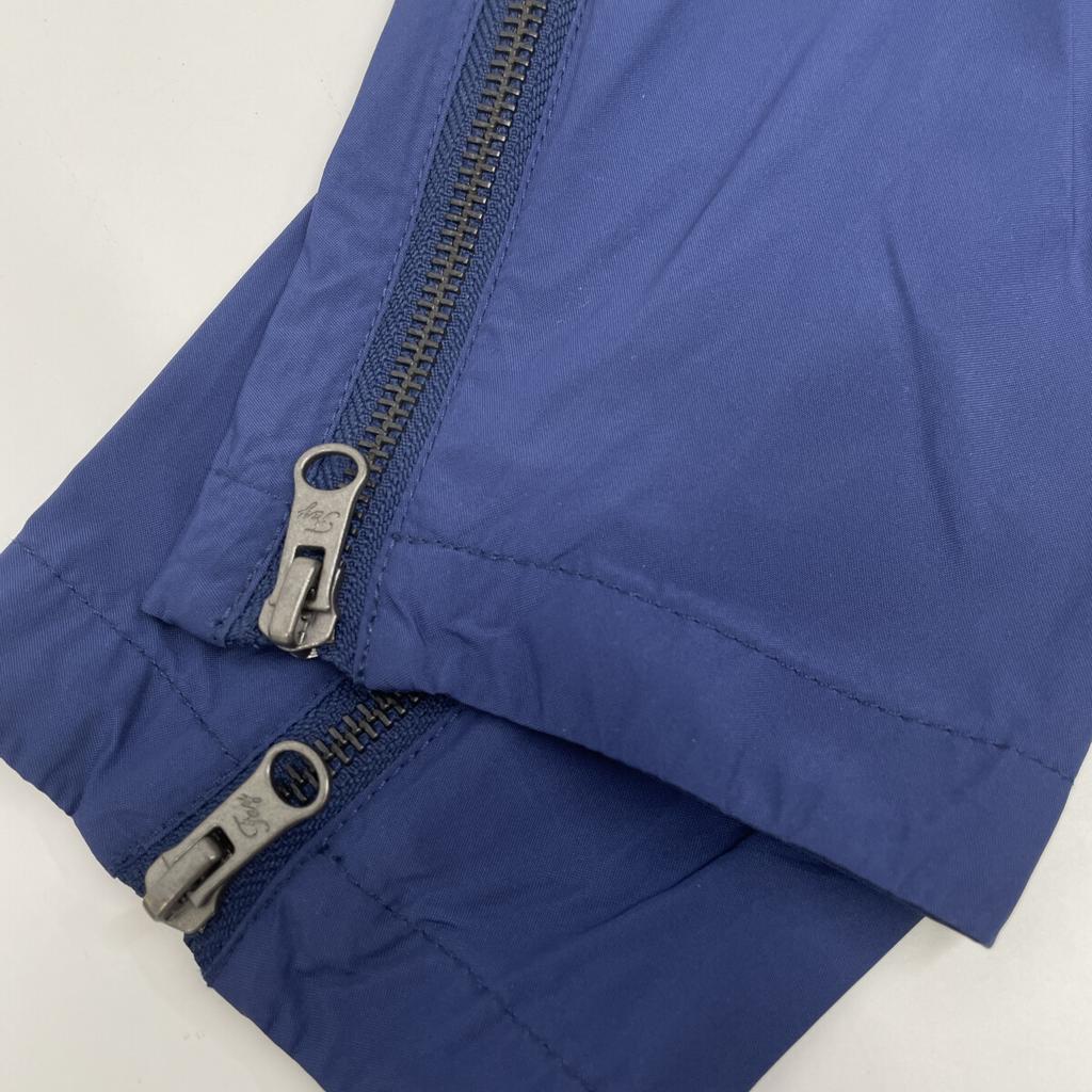 Fay Blue Nylon Zipper Jacket Jacket S NavyUsed