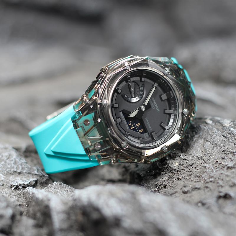 Casio Unisex Liquid Crystal/Analog Dual Display Series Watch GA-2100-1A1(Watch--)
