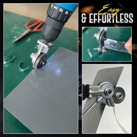Electric Drill Plate Cutter Metal Sheet Cutter Free Cutting Tool Nibbler Saw Cutter Plate Punch Scissors