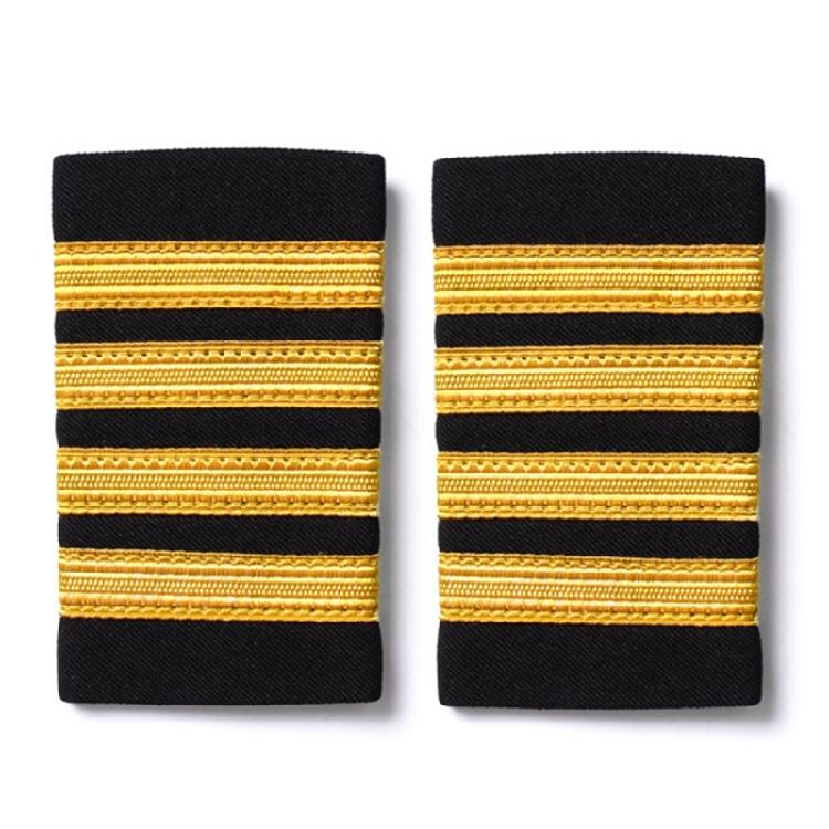 2pack Versatiles Embroidery Badge Unique Epaulet Decorative Clothing Epaulettes for Sewing Projects