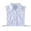 Shirt Laple Shawl for Lady Girl Shawl Faux Collar Delicate Collar White