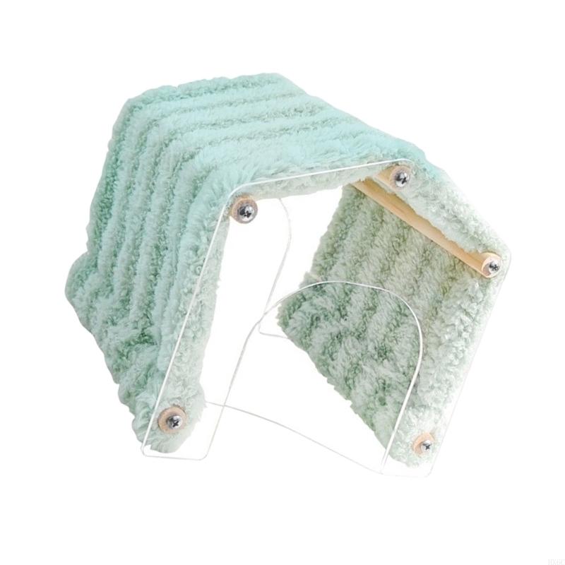 Hamster Furry Shelter Toy Rodents Molar Soft Bed Habitat for Hamster Mouse HX6C