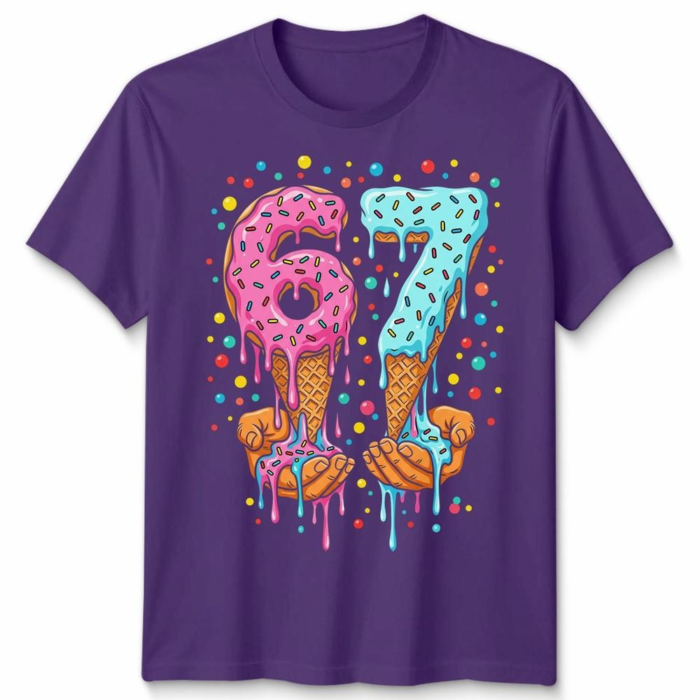 Funny Spotty 67 Unisex T Shirt Six Seven Dotty Spot Tee Graphic Top