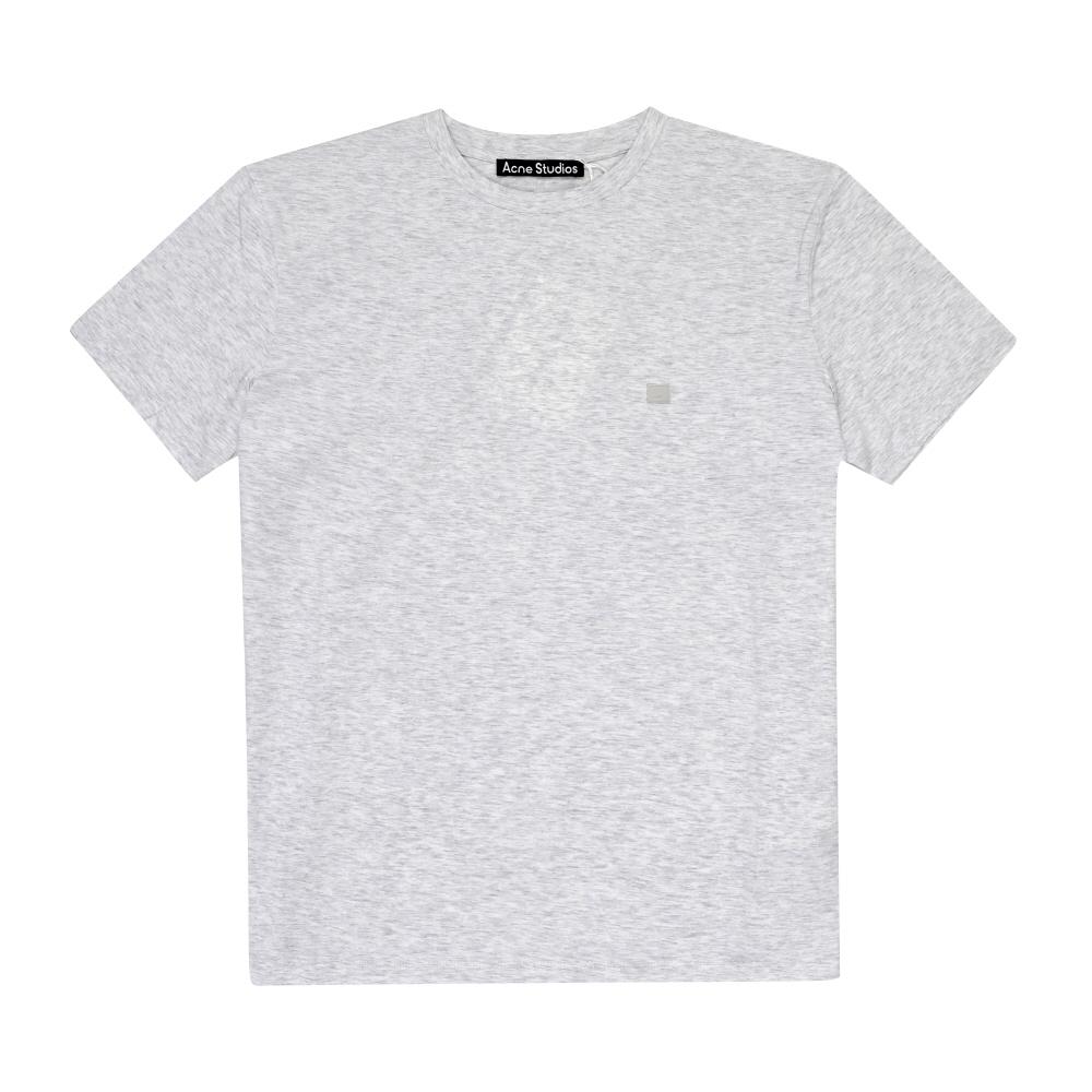 

Acne STudios Face Logo PaTch T shirT Cl0308 CL0308 PALE GREY MELANGE (XL)