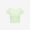 Cooling Ribbed Crop T shirT fs2iTh2253f Ple