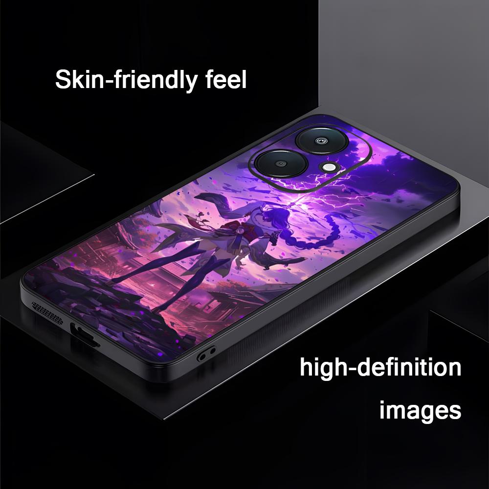 

Genshin Impact Beelzebul Game Phone Case For Xiaomi Redmi 14C 13C 12C Note14 13 12 11 10 Pro Plus S Soft Black Phone Cover Redmi Note 12 4G