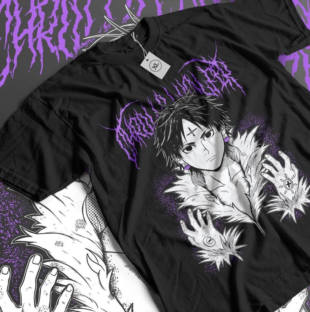 

Chrollo Lucilfer T-shirt Hunter X Hunter HXH Anime Graphic shirt All Size Unisex T-Shirt XXL