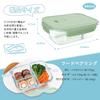 Glass Lunch 960ml 3 Airtight Storage Container Microwave and Oven Safe Perfect for Prepared Green Lid JXN-Yun Heat-Resistant Box, Capacity,