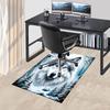 1PC Wolf Snowy Forest Extra Large Non-Slip Floor carpet, Office, family, bedroom, Studio - Large Area RugJ0323