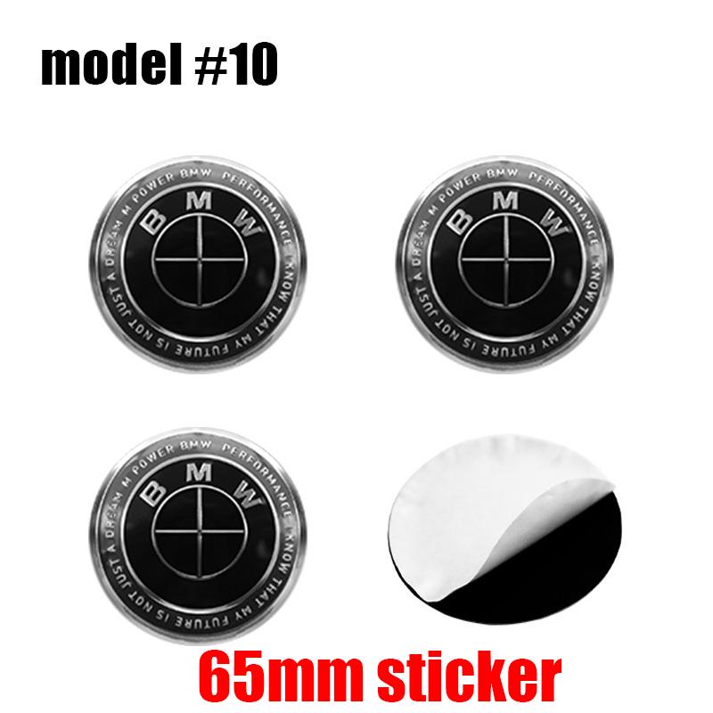 4Pc 56mm 60mm 65mm 68mm Car Wheel Center Hub Cap For BMW E34 E46 E39 E38 E90 E38 E36 F30 F30 F10 E92 Rim Cover Sticker Accessory