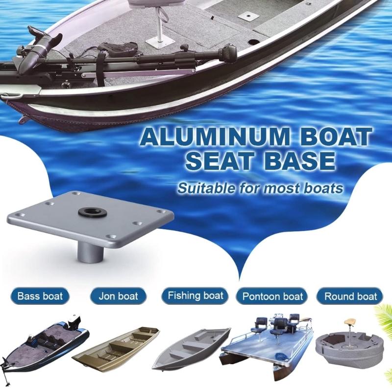 Lightweight Aluminum Boat Base Enhances Comfort & Functionality for Boat Chairs