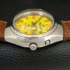 RICOH R31 AUTOMATIC VINTAGE JAPAN MENS YELLOW COLOR DIAL WATCH a706852-1
