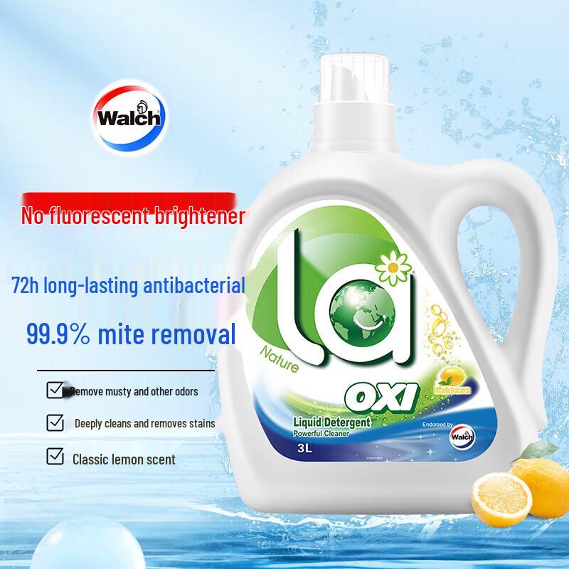 Walch Lemon Scent Laundry Detergent (6L Total)
