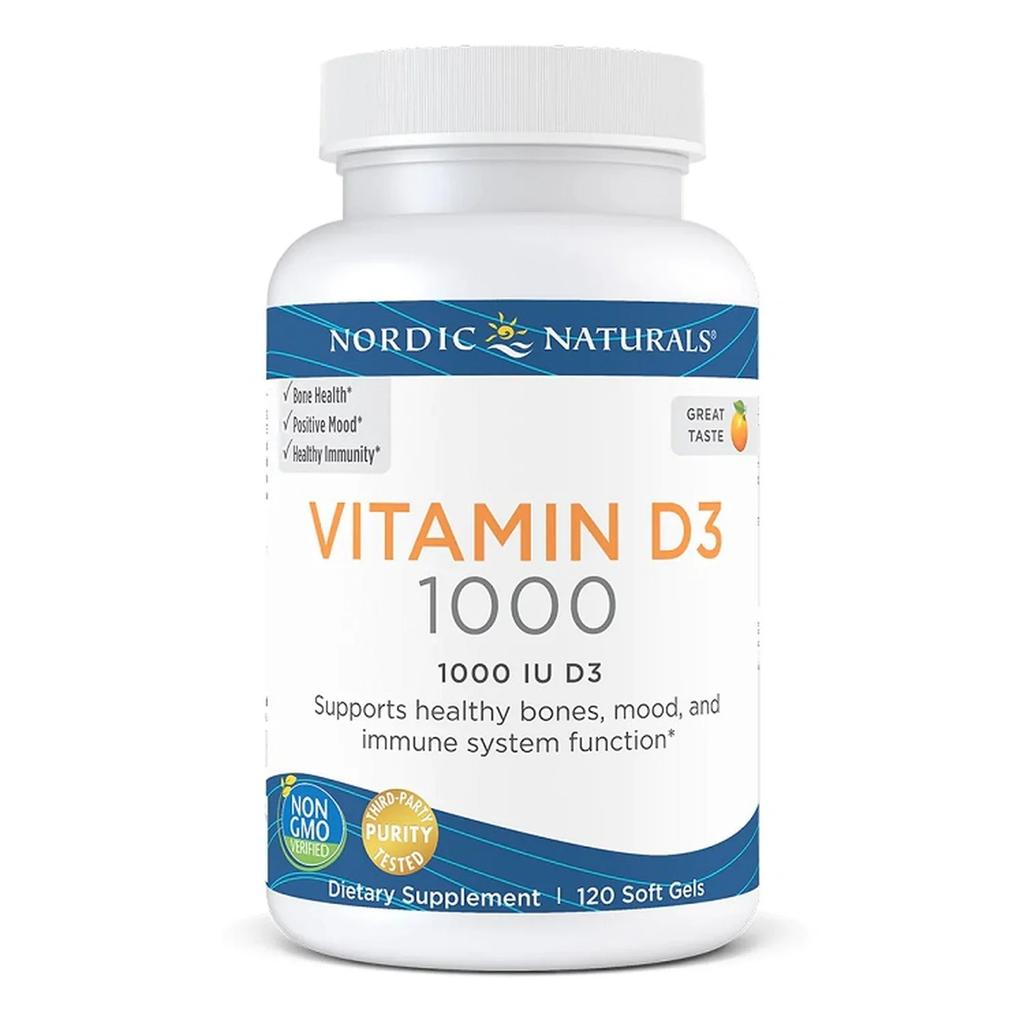 Vitamin D3, 1000 IU Orange - 120 Softgels