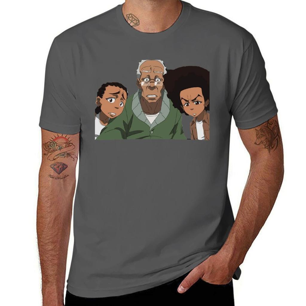 The Boondocks Huey Tshirt Summer Fashion Casual Tee Shirt
