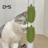 1/2Pcs Multifunctional Cat Self-Care Brush with Adjustable Strap Table Leg Mount Kitten Self Grooming Brush Soft Bristles Pet Scratcher Massage Comb