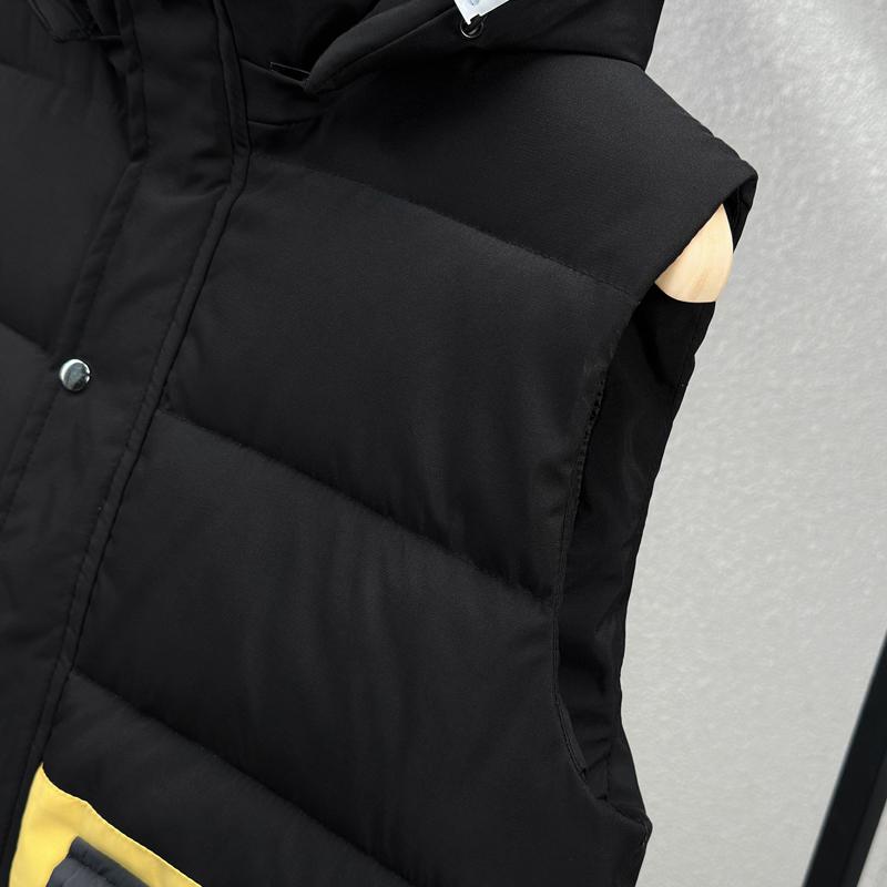 Warm Sleeveless Parka Man Waistcoat Fashion Plus Size Male Coat Hooded Casual Zipper Thick Winter Men's Vest